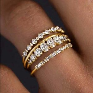 Cubic Zirconia Ring Set